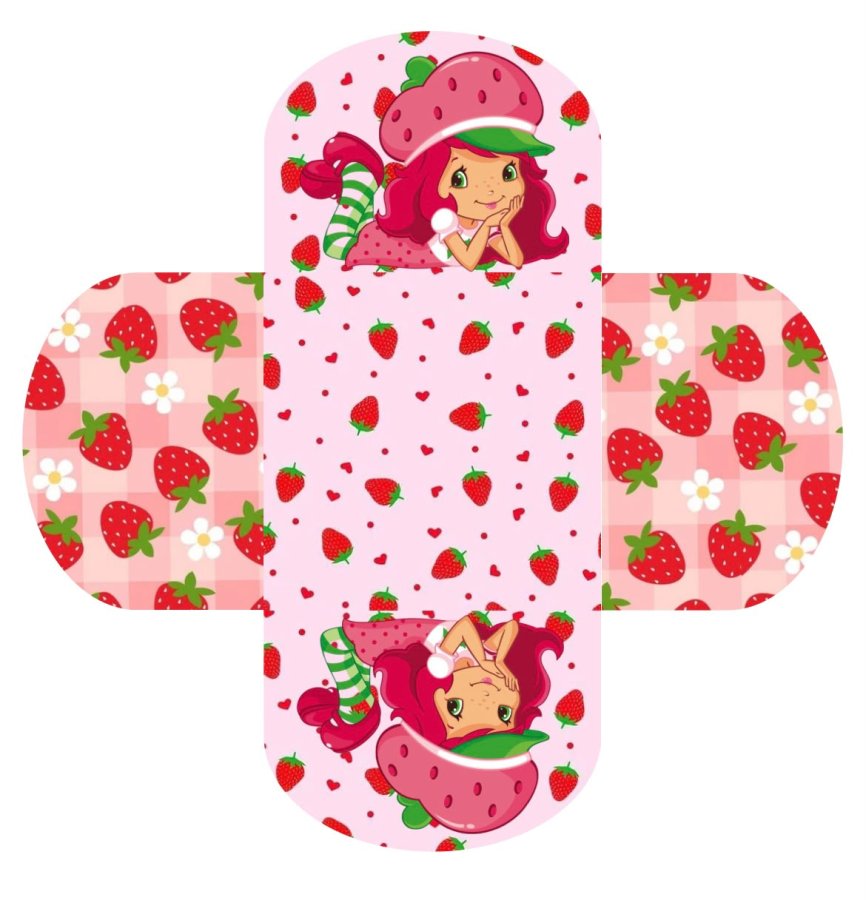 Conjunto de 50 - Forminhas para docinhos - Moranguinho