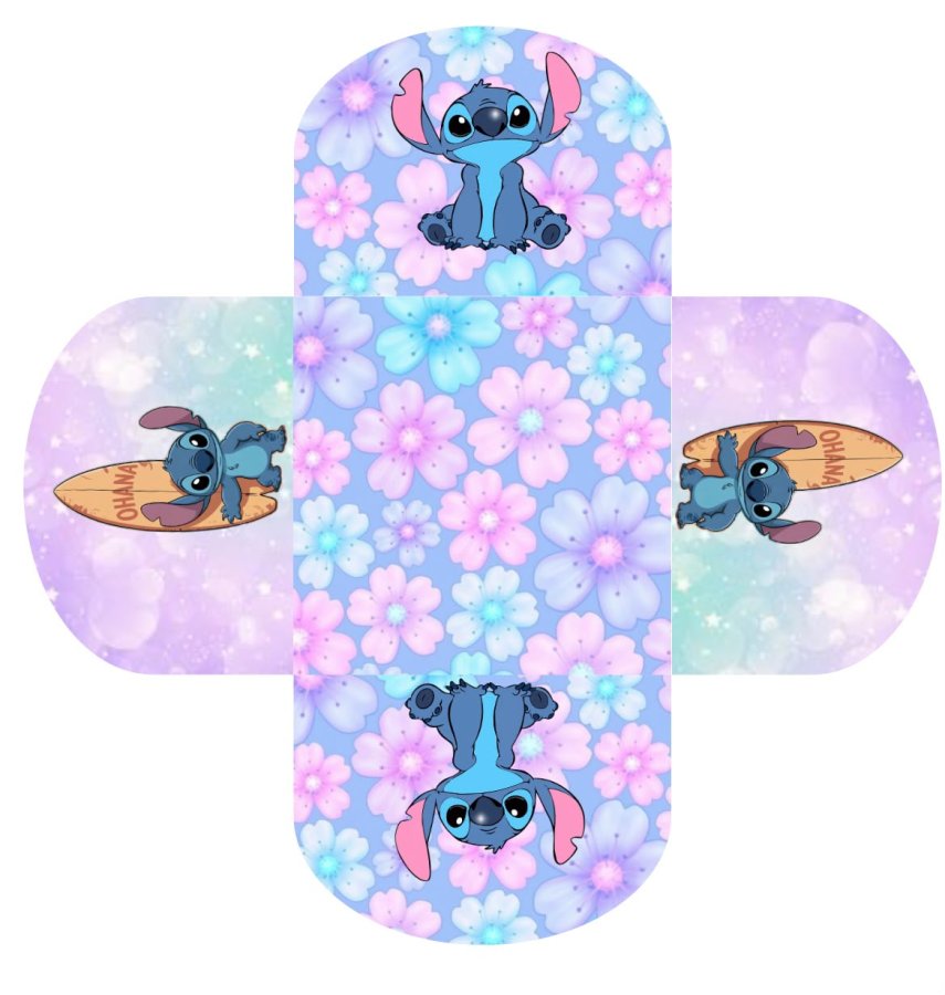Conjunto de 50 - Forminhas para docinhos - Stitch