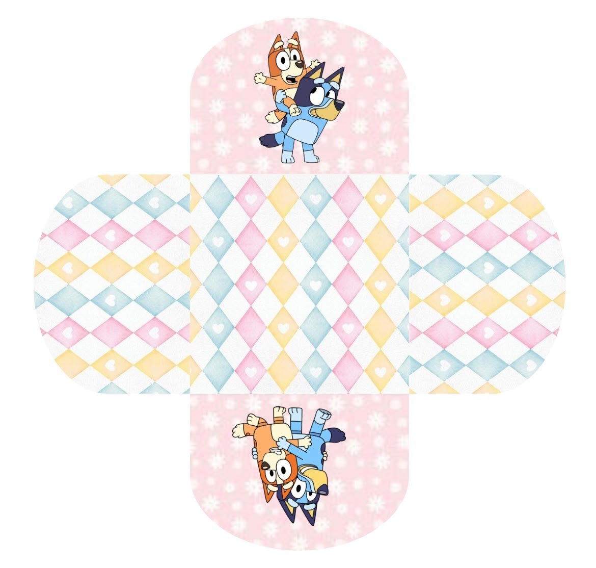 Conjunto de 50 - Forminhas para docinhos - Bluey