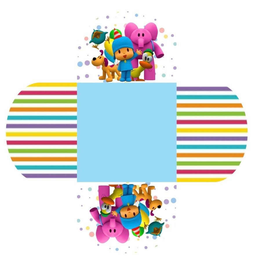 Conjunto de 50 - Forminhas para docinhos- Pocoyo