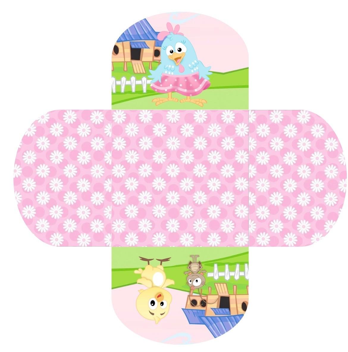 Conjunto de 50 - Forminhas para docinhos - Galinha pintadinha