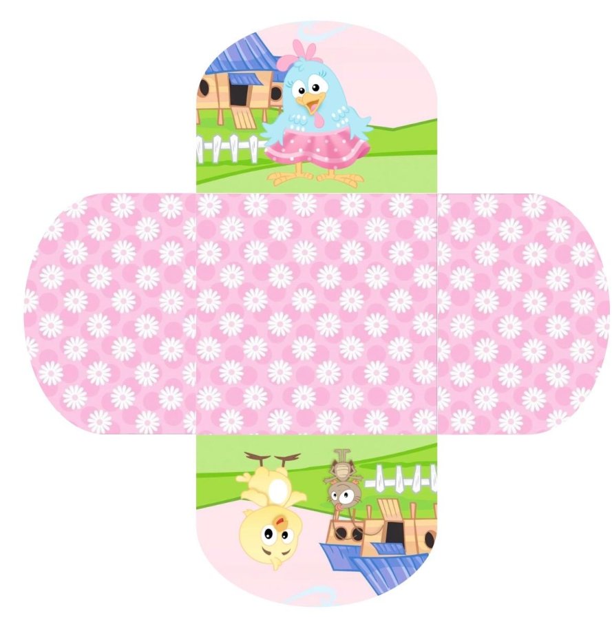 Conjunto de 50 - Forminhas para docinhos - Galinha pintadinha