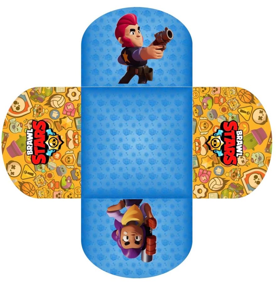 Conjunto de 50 - Forminhas para docinhos- Brawl Stars