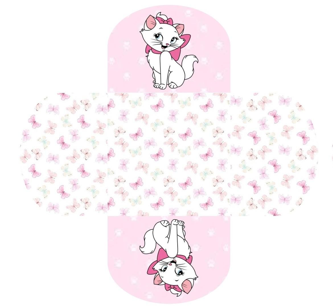 Conjunto de 50 - Forminhas para docinhos - Gatinha Marie