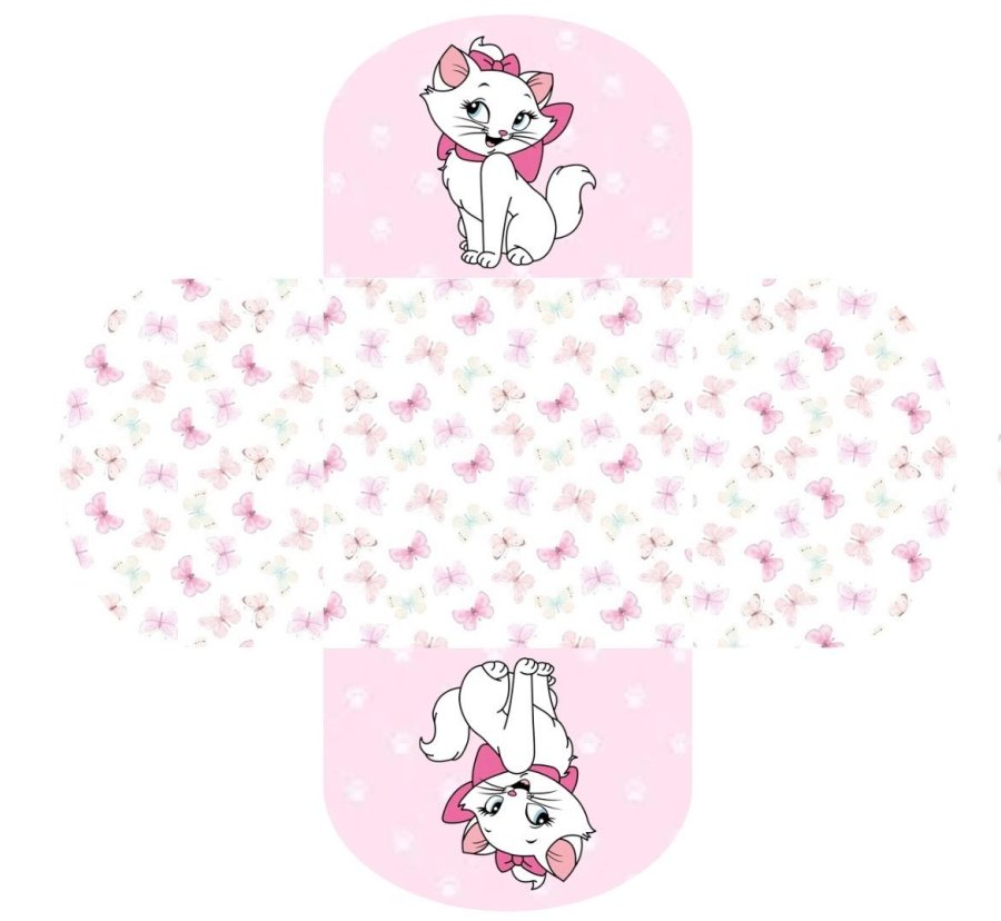 Conjunto de 50 - Forminhas para docinhos - Gatinha Marie