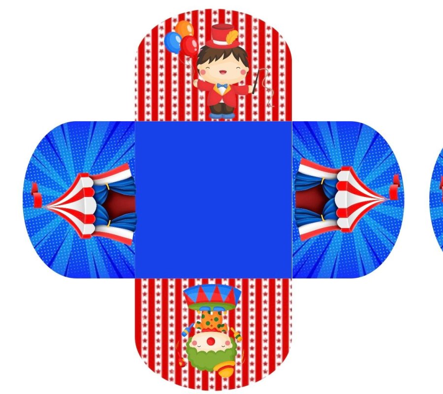 Conjunto de 50 - Forminhas para docinhos - Circo