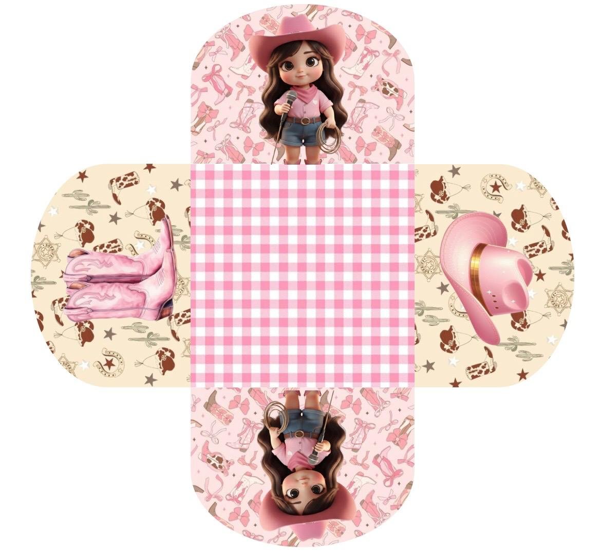 Conjunto de 50 - Forminhas para docinhos - A boiadeirinha