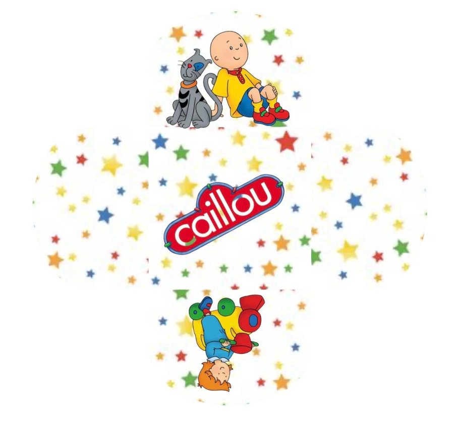 Conjunto de 50 - Forminhas para docinhos - Caillou