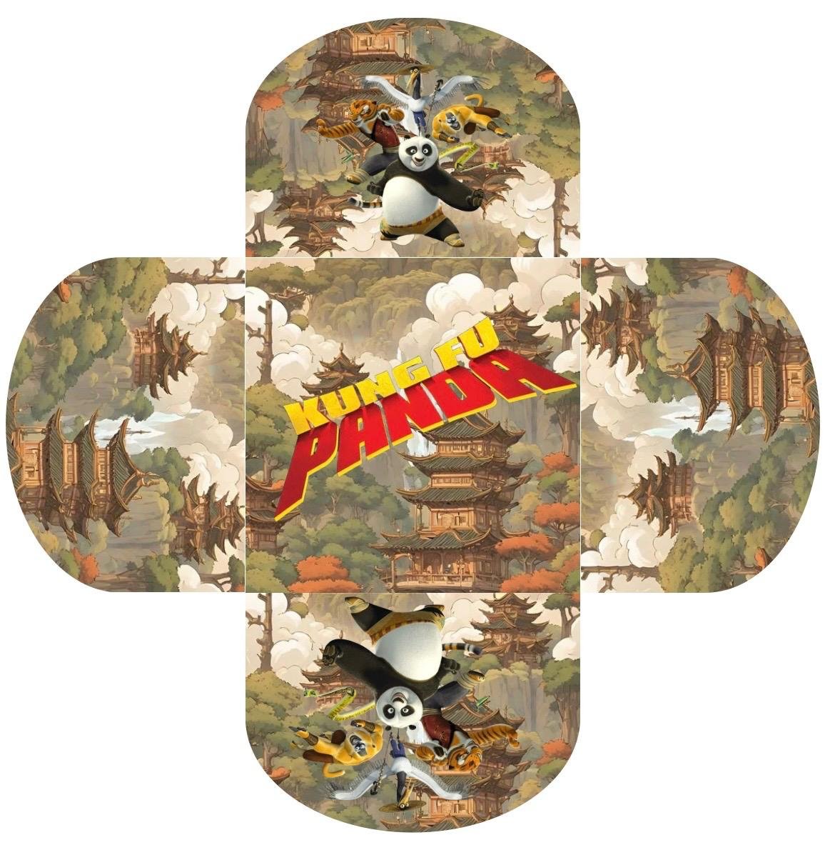 Conjunto de 50 - Forminhas para docinhos - Kung Fu Panda
