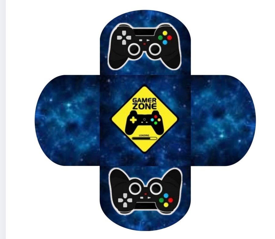 Conjunto de 50 - Forminhas para docinhos - Gamer