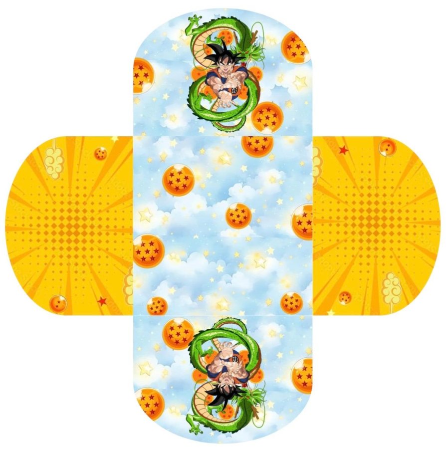 Conjunto de 50 - Forminhas para docinhos - Dragon ball