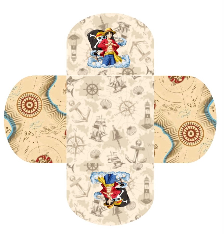 Conjunto de 50 - Forminhas para docinhos - One Piece