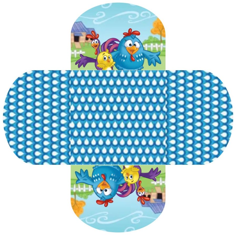 Conjunto de 50 - Forminhas para docinhos - Galinha pintadinha