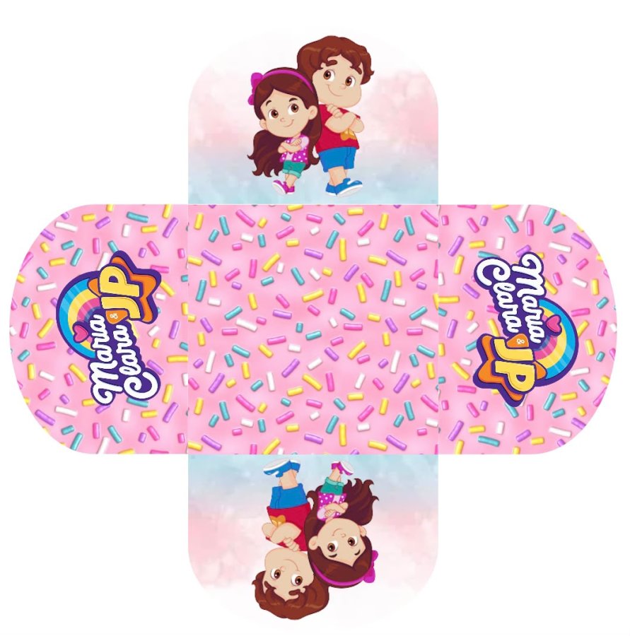 Conjunto de 50 - Forminhas para docinhos - Maria Clara e Jp