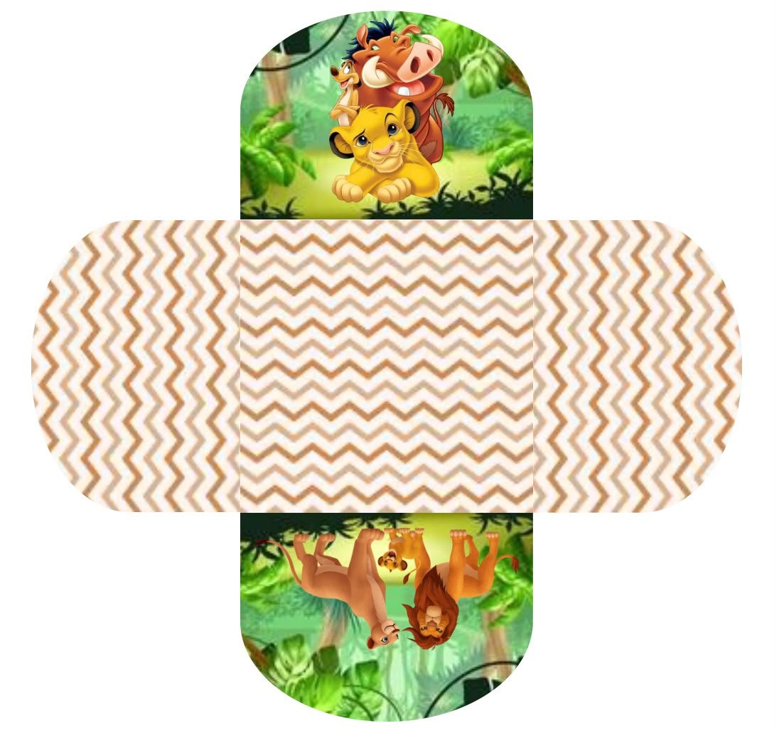 Conjunto de 50 - Forminhas para docinhos - O rei leão - Simba