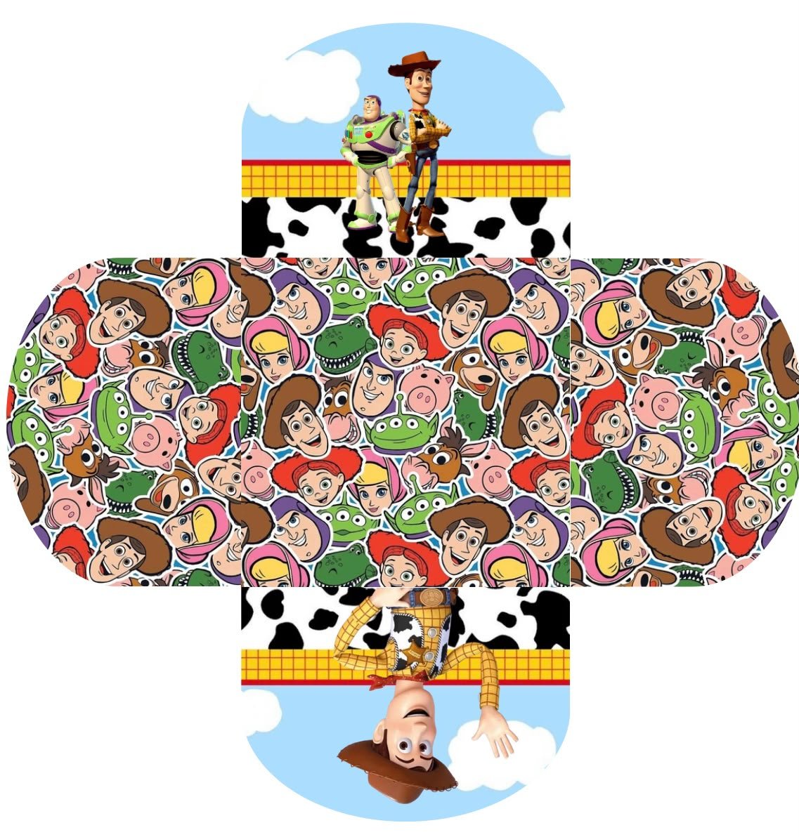 Conjunto de 50 - Forminhas para docinhos - Toy story