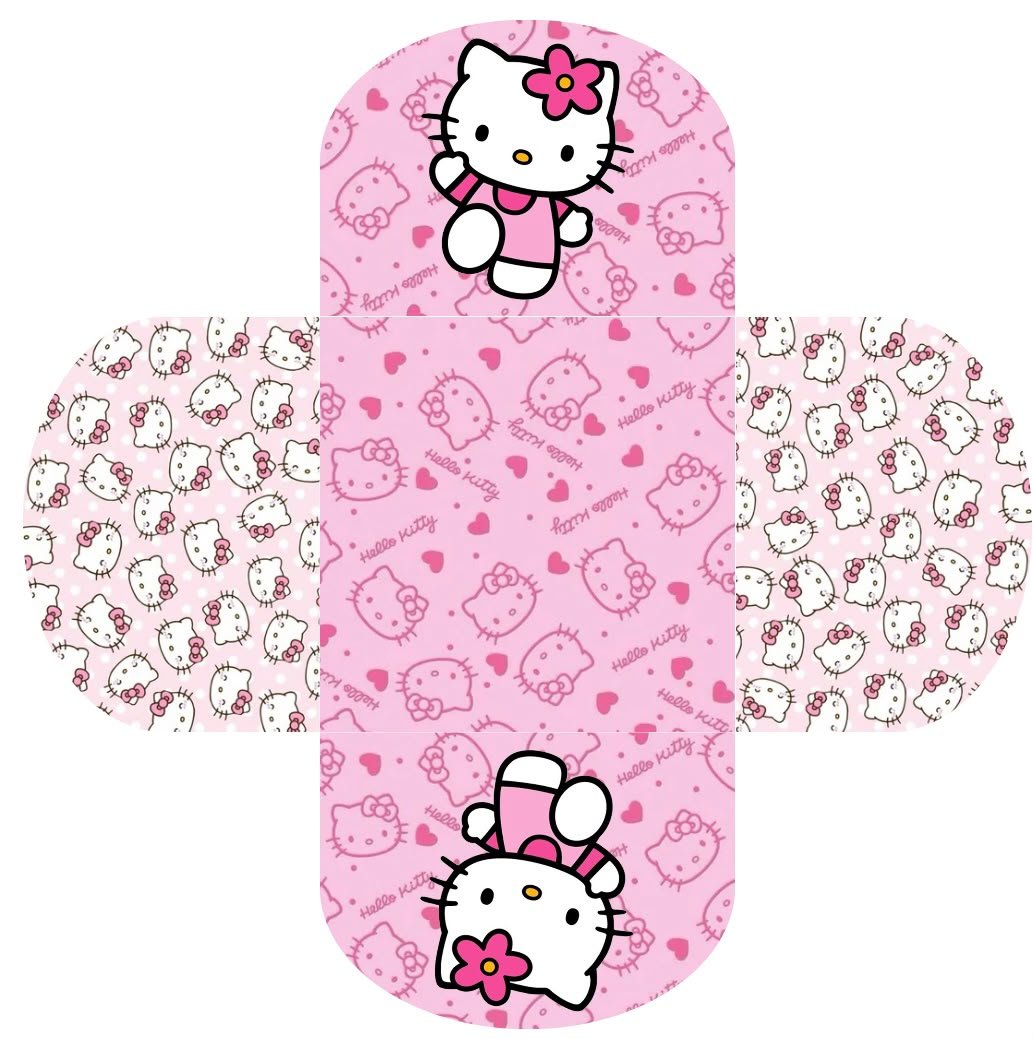 Conjunto de 50 - Forminhas para docinhos - Hello Kitty
