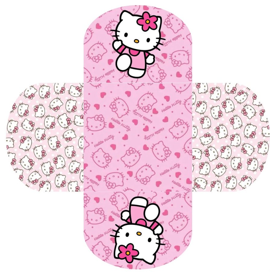 Conjunto de 50 - Forminhas para docinhos - Hello Kitty