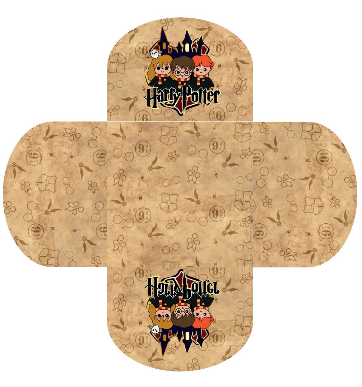 Conjunto de 50 - Forminhas para docinhos - Harry Potter