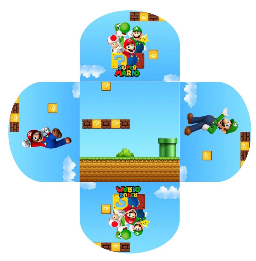 Conjunto de 50 - Forminhas para docinhos - Super Mário